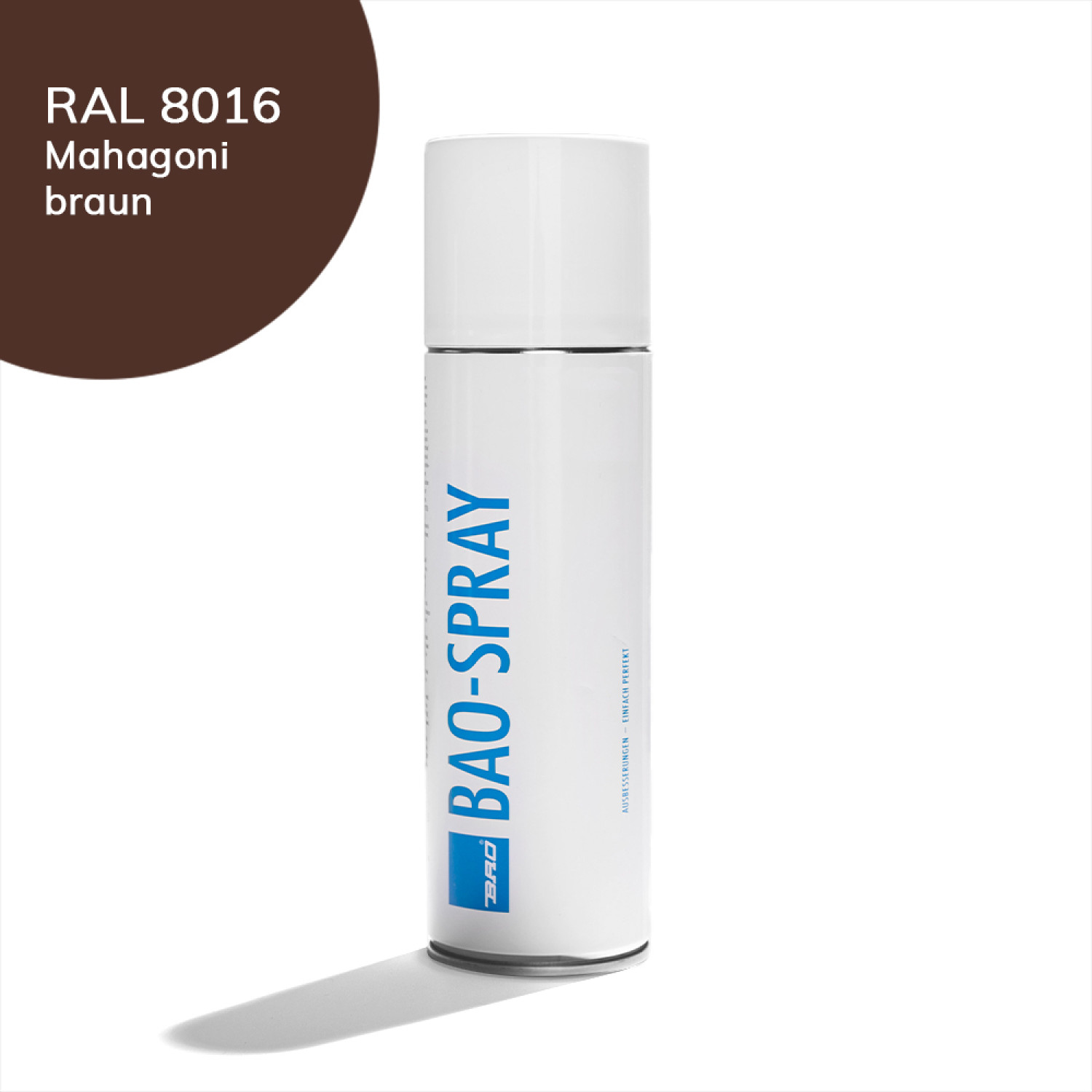 Decklack-Spray Mahagoni braun RAL 8016 - Bao Chemie