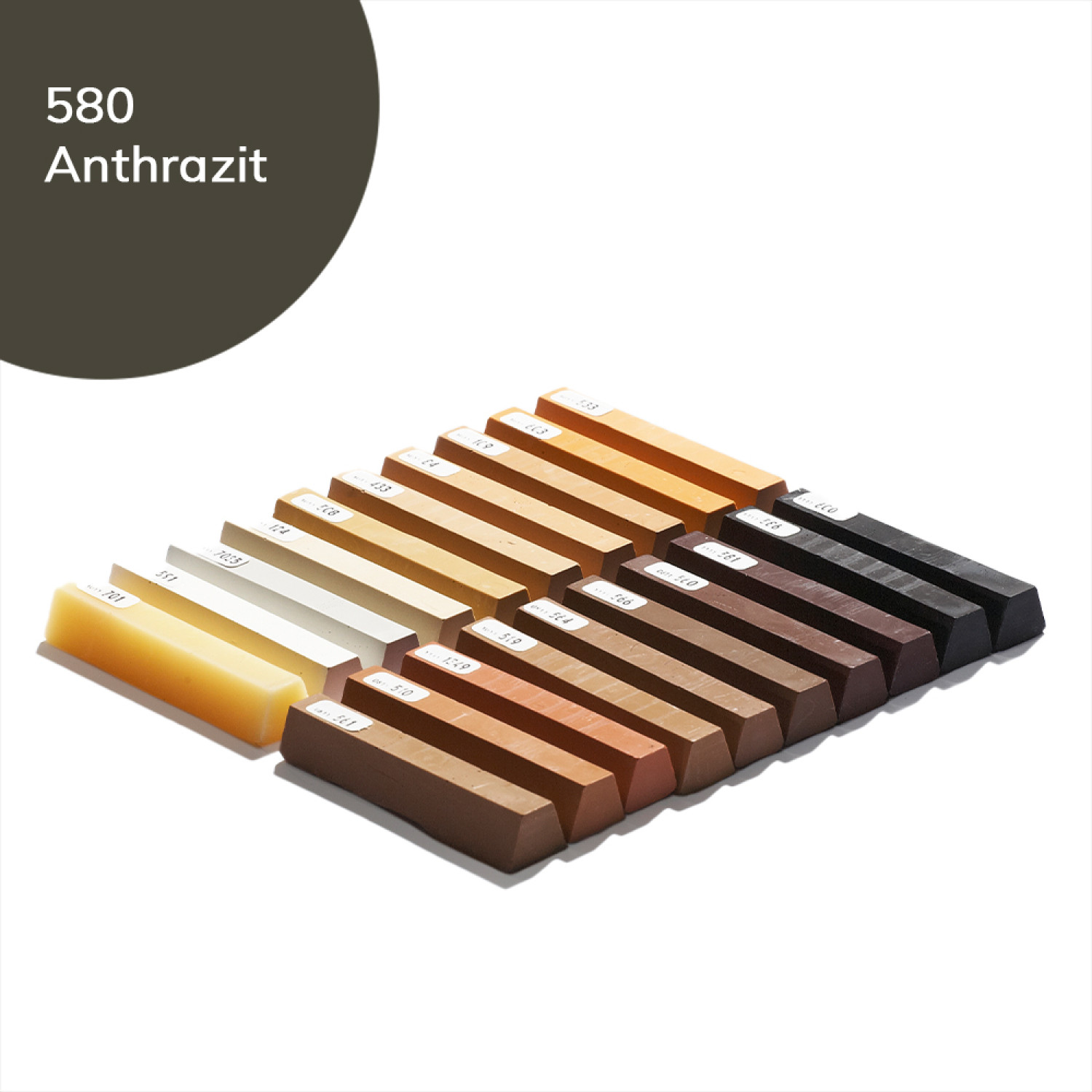 Hartwachs 120 Anthrazit-580 Einzelstange - Bao Chemie