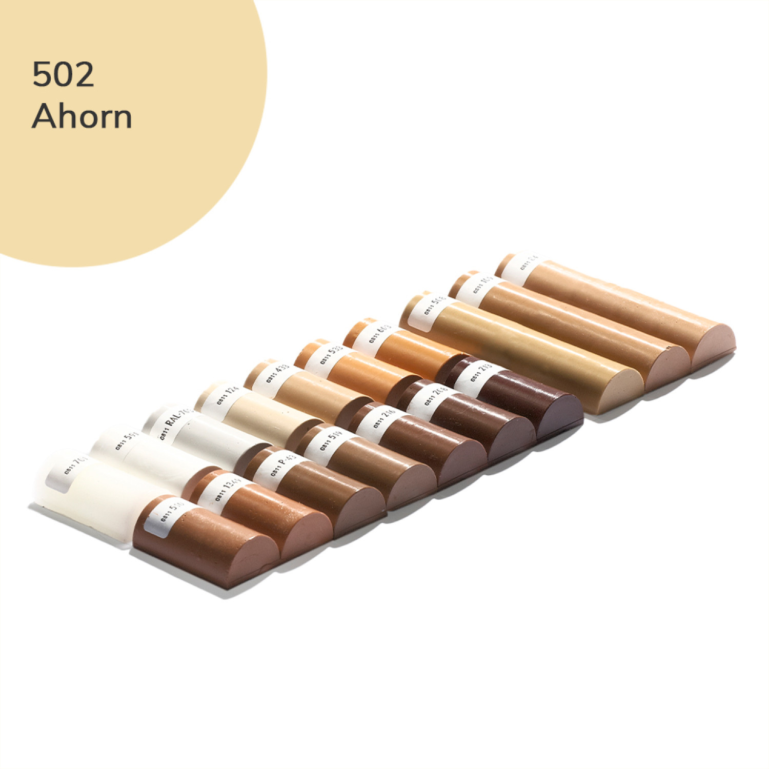 Weichwachs 100 Ahorn-502 Halbstange - Bao Chemie