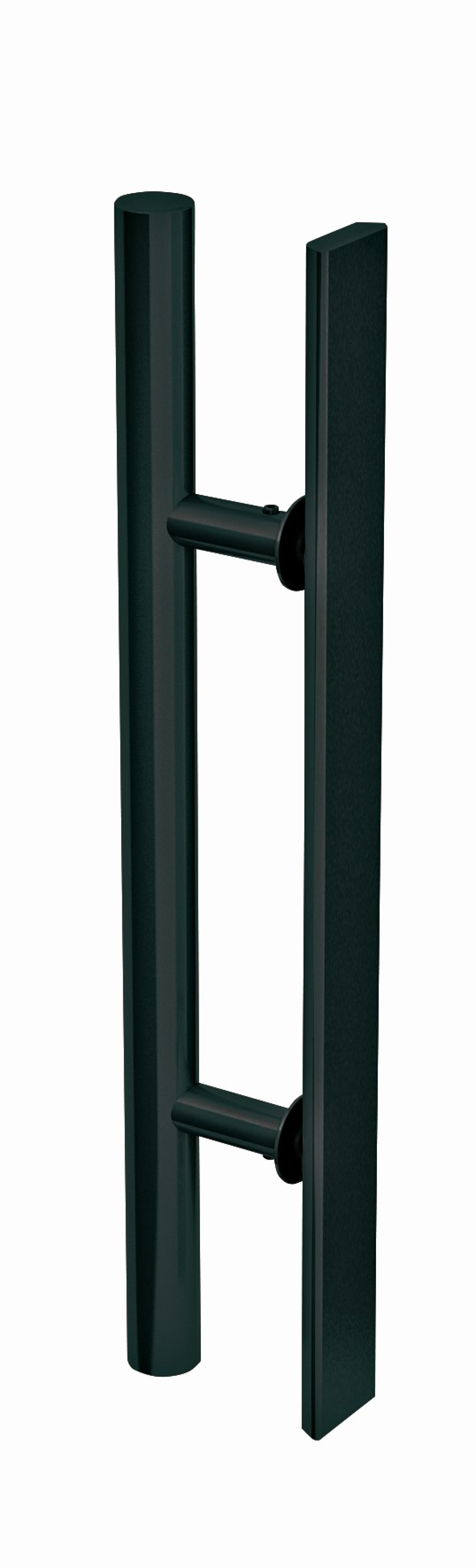 ERKELENZ Griffstangenpaar Milan rund einseitige V-Leiste 600 mm BLACK|LINE