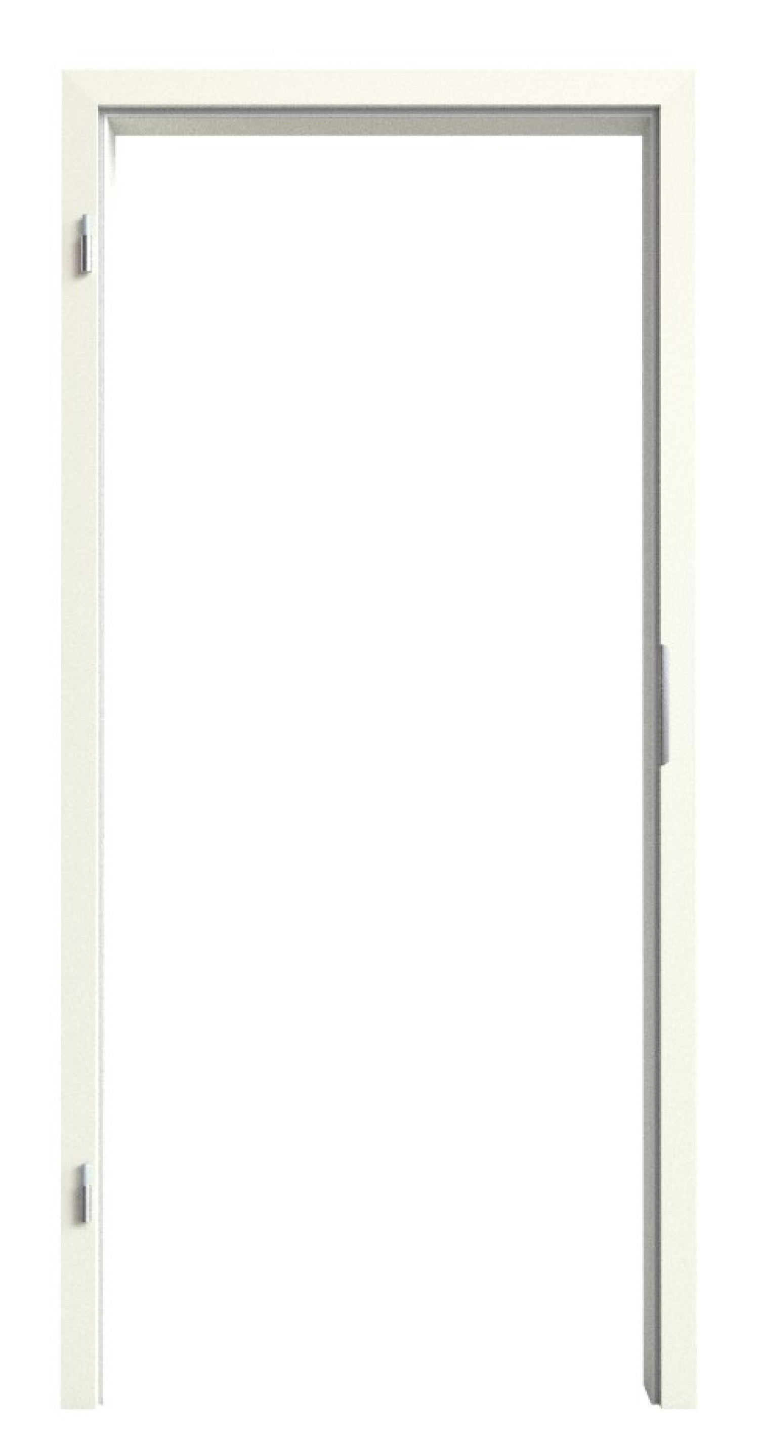 WESTAG Zarge Arctic Weiß A 222 RAL 9016 GetaLit HPL mit eckiger Kante