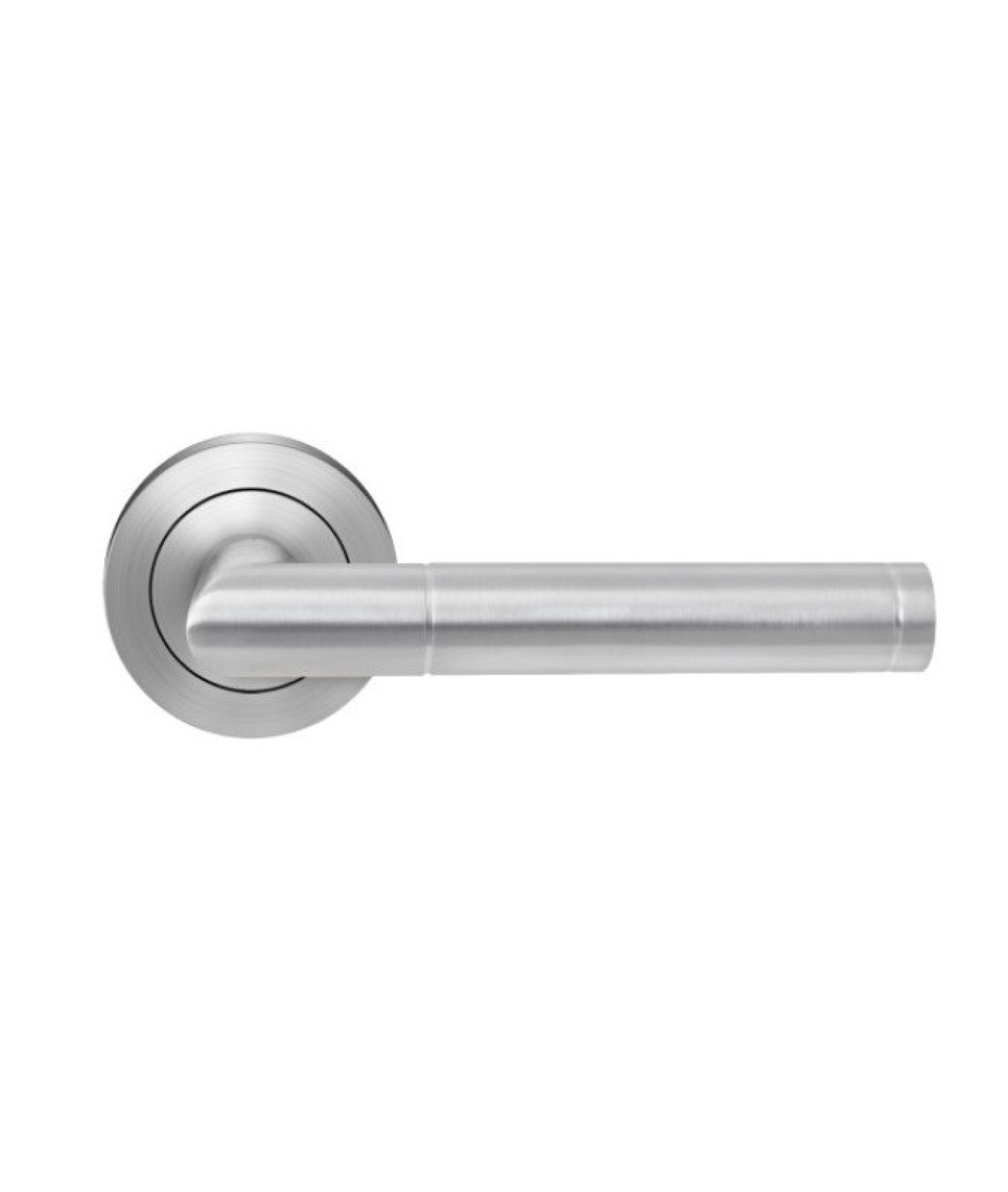 Rio Steel ER34 OS Edelstahl matt Rundrosette Zimmertürgarnitur - Karcher Design