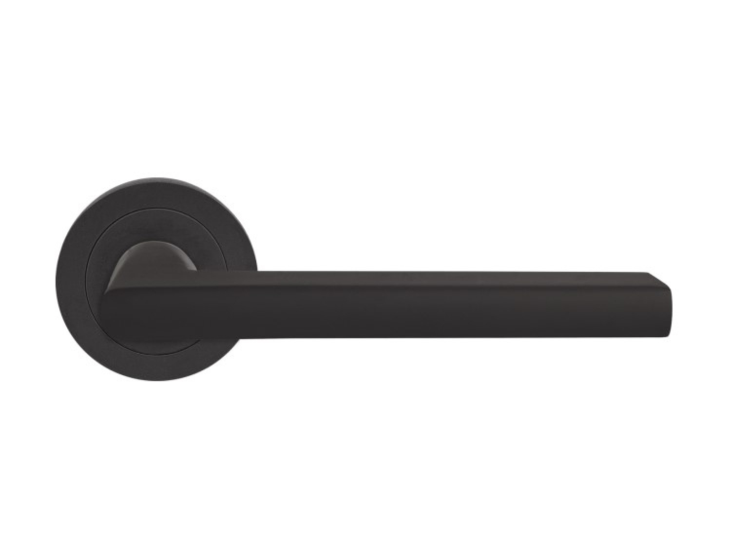 Montana ER54 OS Kosmos Schwarz Rundrosette Zimmertürgarnitur - Karcher Design