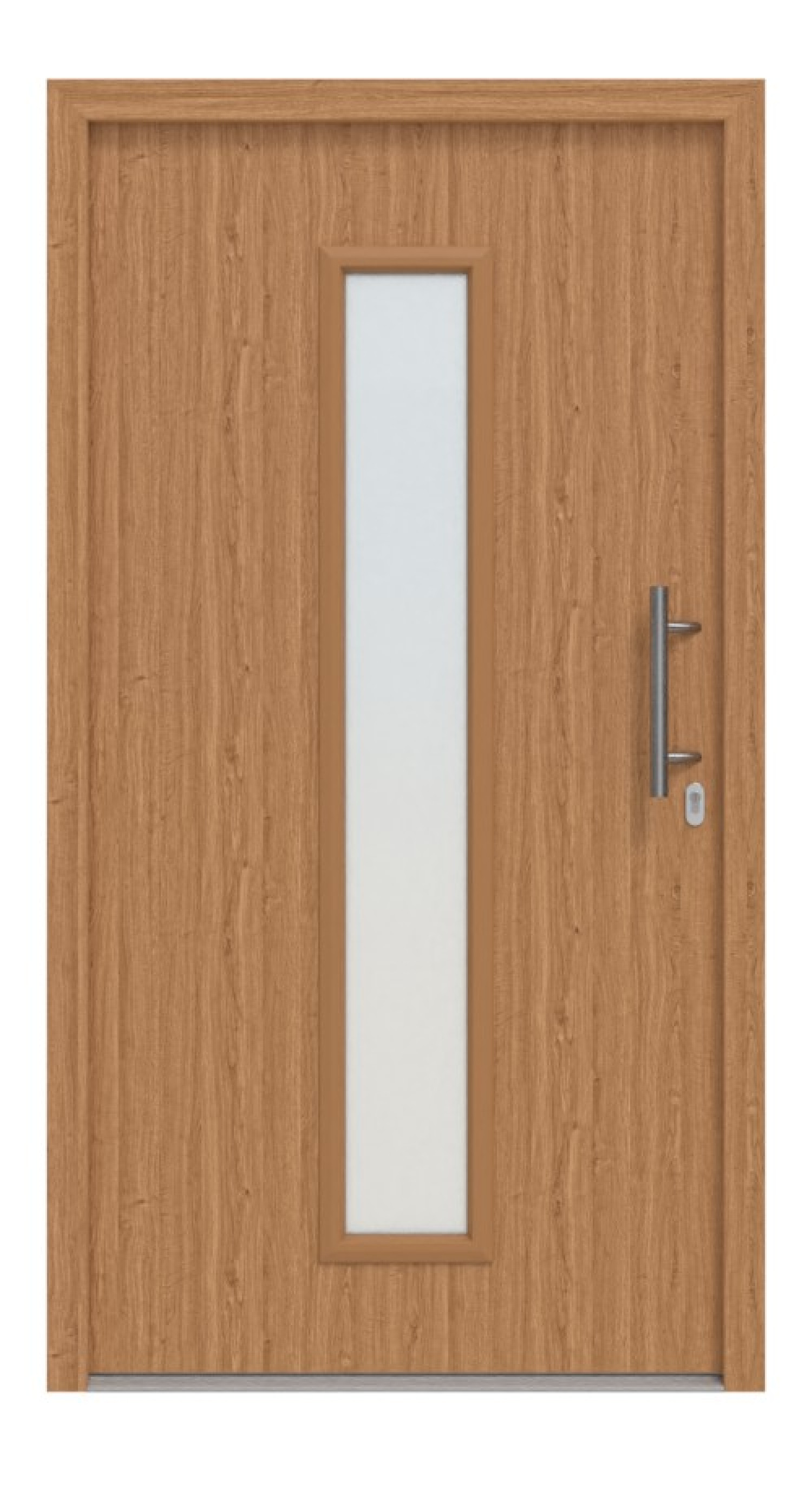 Hörmann Haustür Thermo46 020 Winchester Oak-Winchester Oak Frontansicht außen