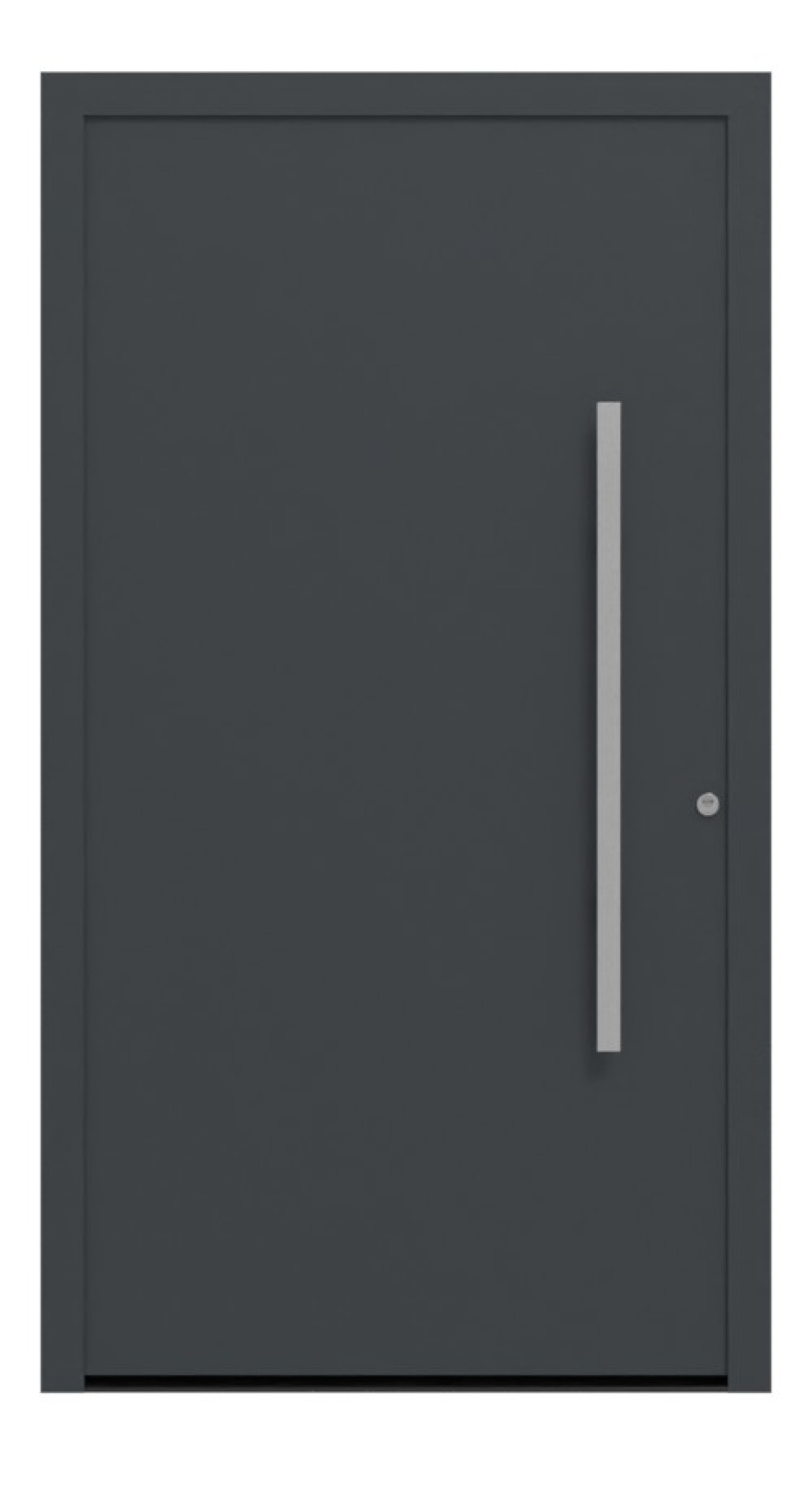 Hörmann Haustür ThermoSafe Aktion 860 RAL 7016 Anthrazitgrau seidenmatt-RAL 9016 Frontansicht außen