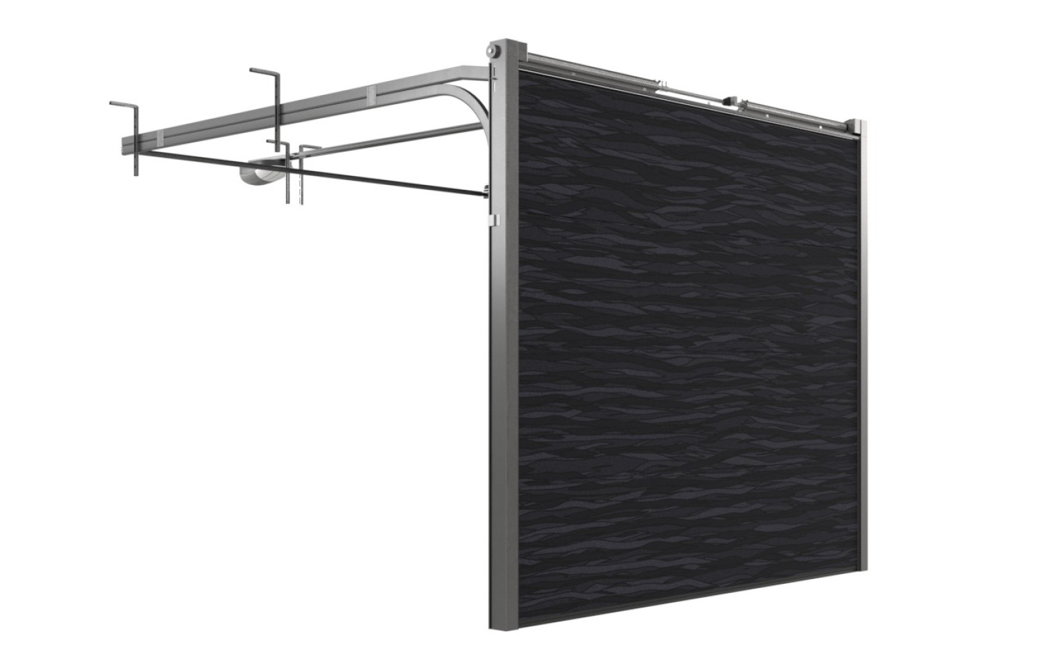 FLEXIDOOR Garagentor Sektionaltor Premium Design L-Sicke Dark Design 1