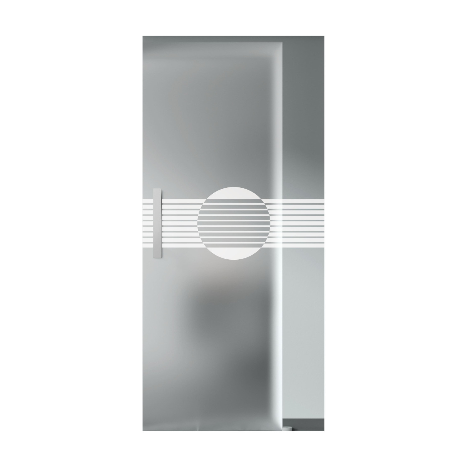 Detail von FLEXO Glasschiebetür Satiniert Sole L 5664