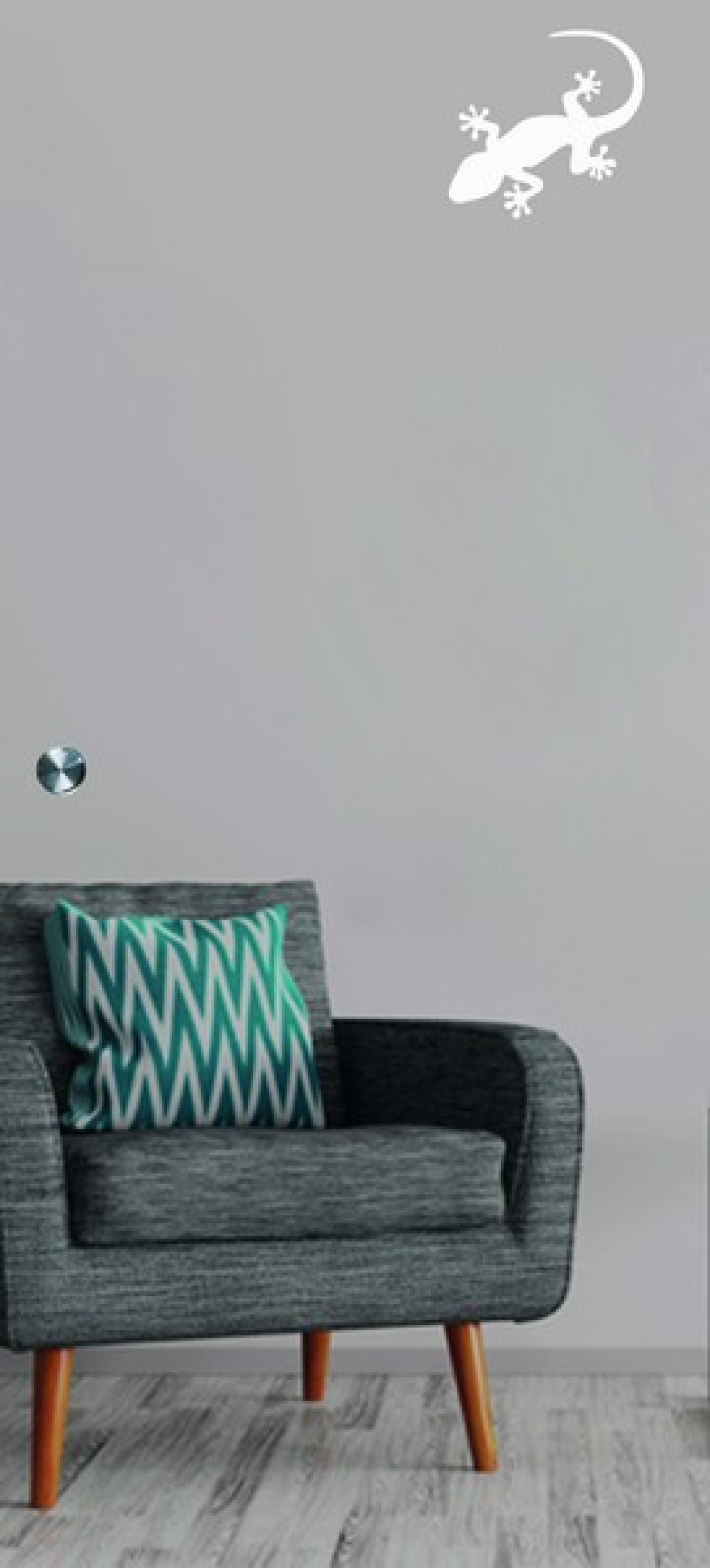 ERKELENZ Glasschiebetür Gecko Mattierung mit Motiv matt