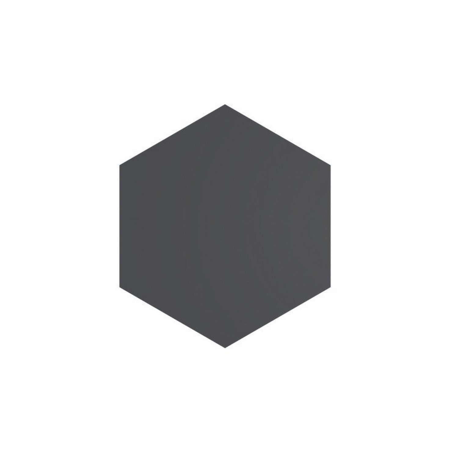 Ansicht von Wandpaneel schwarz Hexagon 300 x 300 mm Bild 1