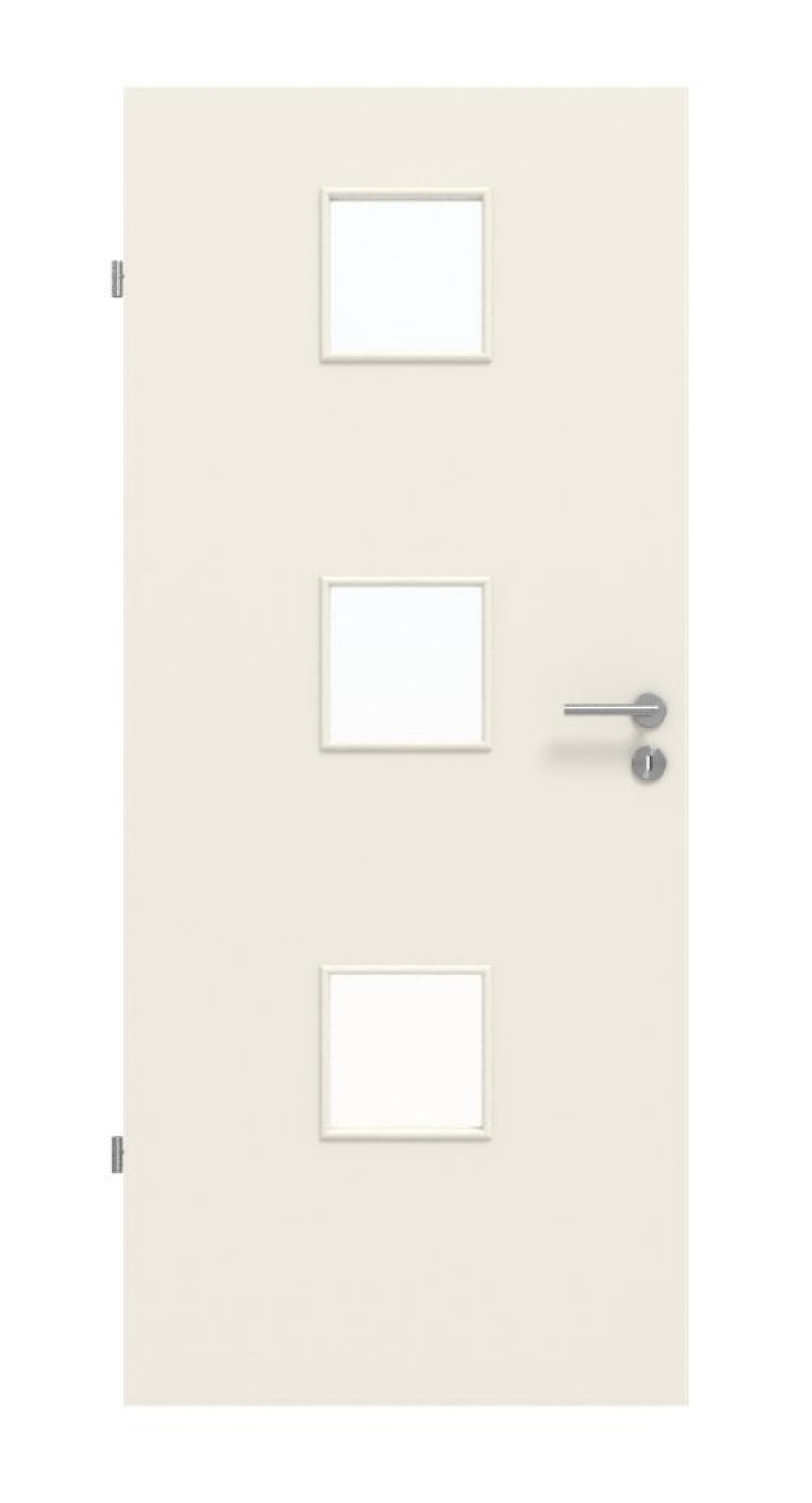 Frontbild von Reinweiß RAL 9010 LA 10 BaseLine Lack Innentür - Hörmann