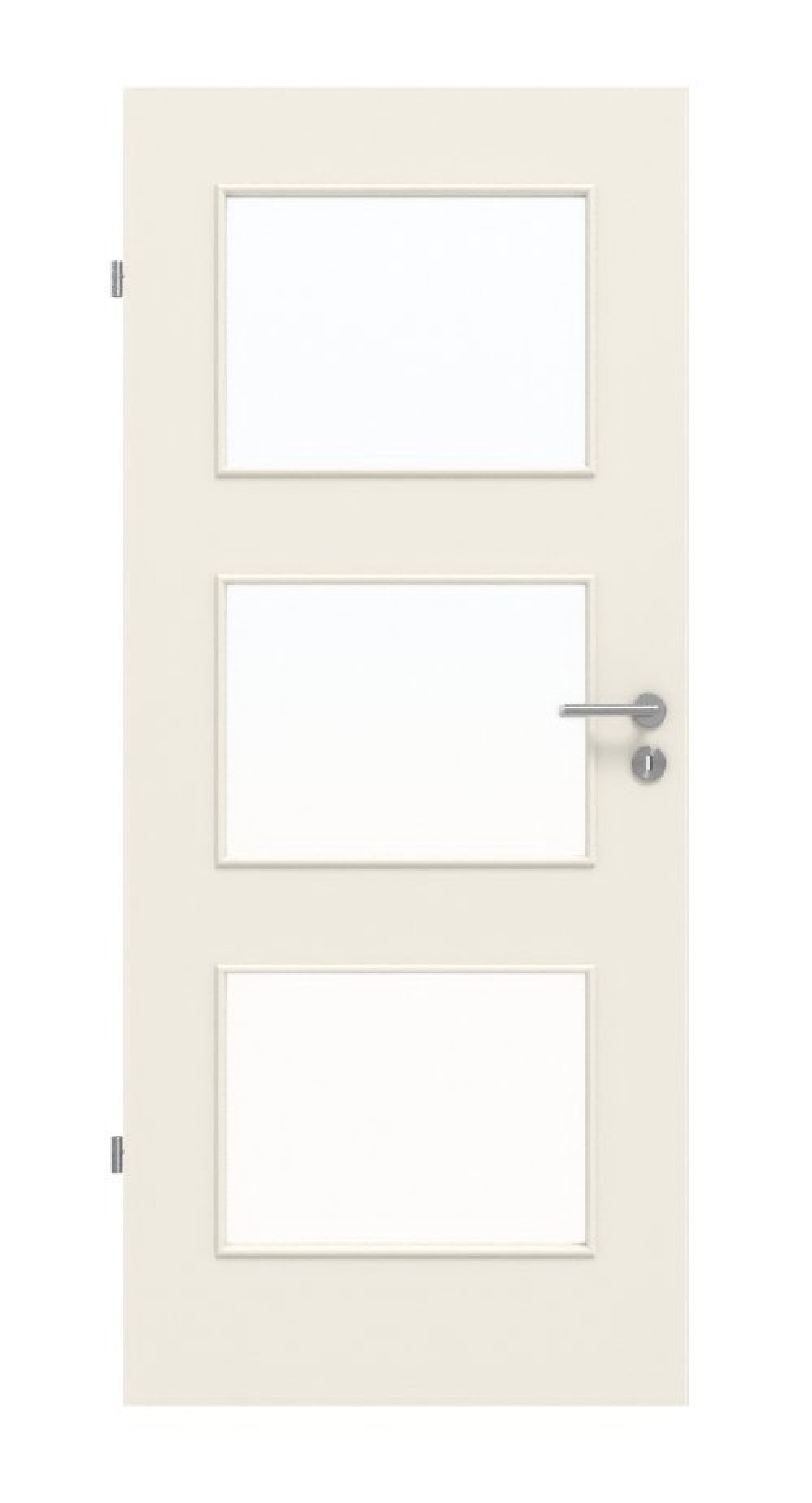 Frontbild von Reinweiß RAL 9010 LA 11 BaseLine Lack Innentür - Hörmann