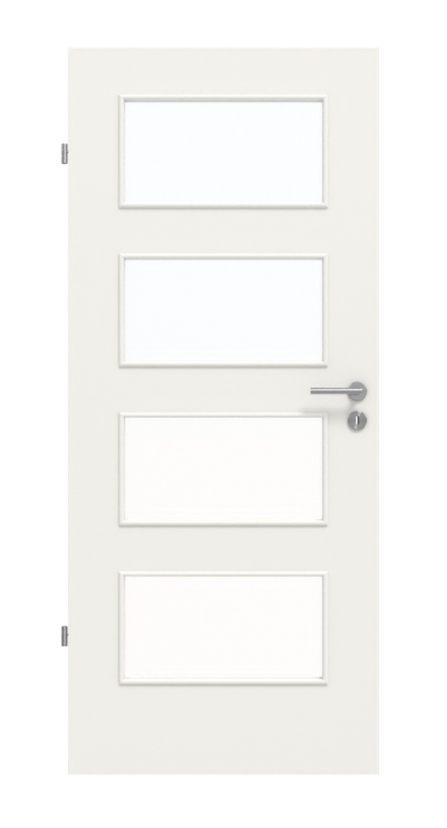 Frontbild von Verkehrsweiß RAL 9016 LA 9 BaseLine Lack Innentür - Hörmann