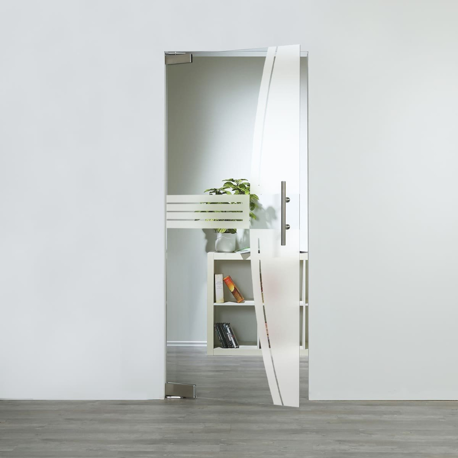 LIENBACHER GLAS Glaspendeltür Modell 388 negativ Klarglas