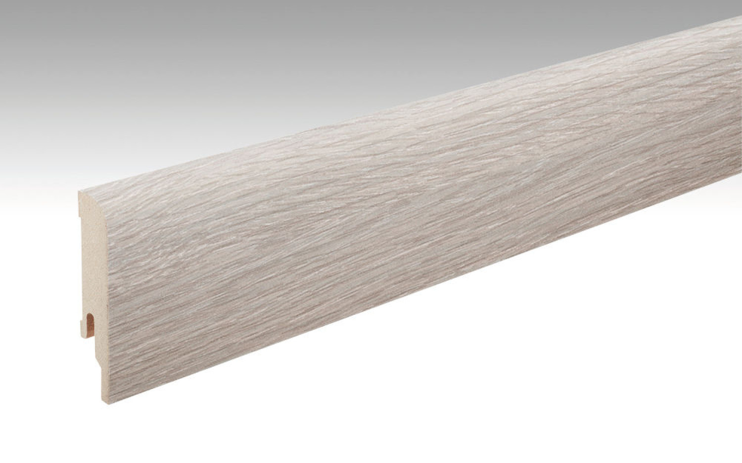Eiche weiß gelaugt 1-Stab 6181 Fußleiste Profil 5 PK (2380 x 16 x 80 mm) - MEISTER