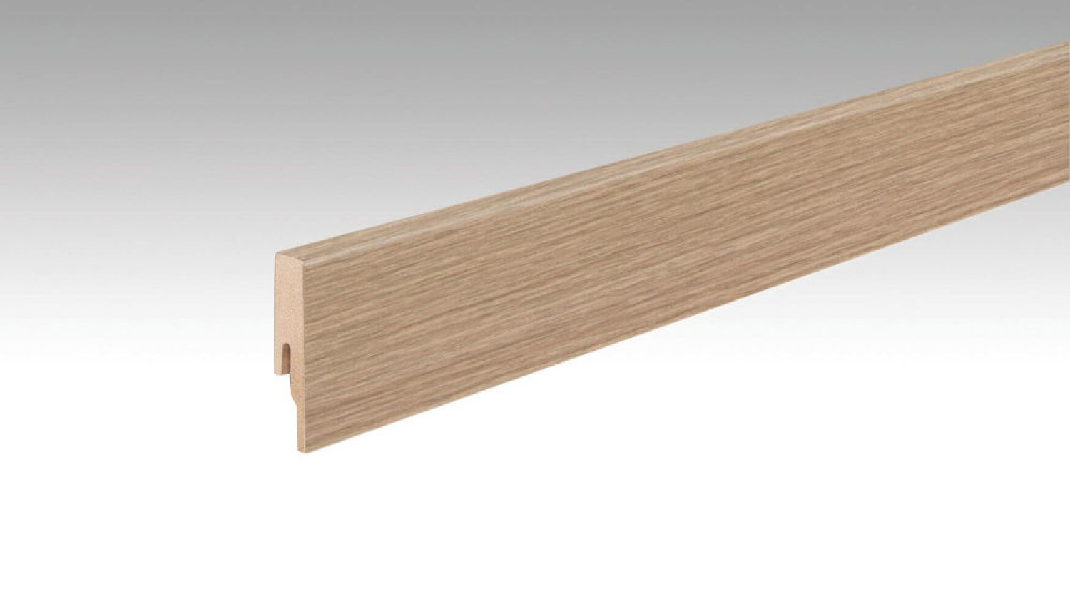 Schlosseiche hell 6841 Fußleiste Profil 20 PK (2380 x 16 x 60 mm) - Meister