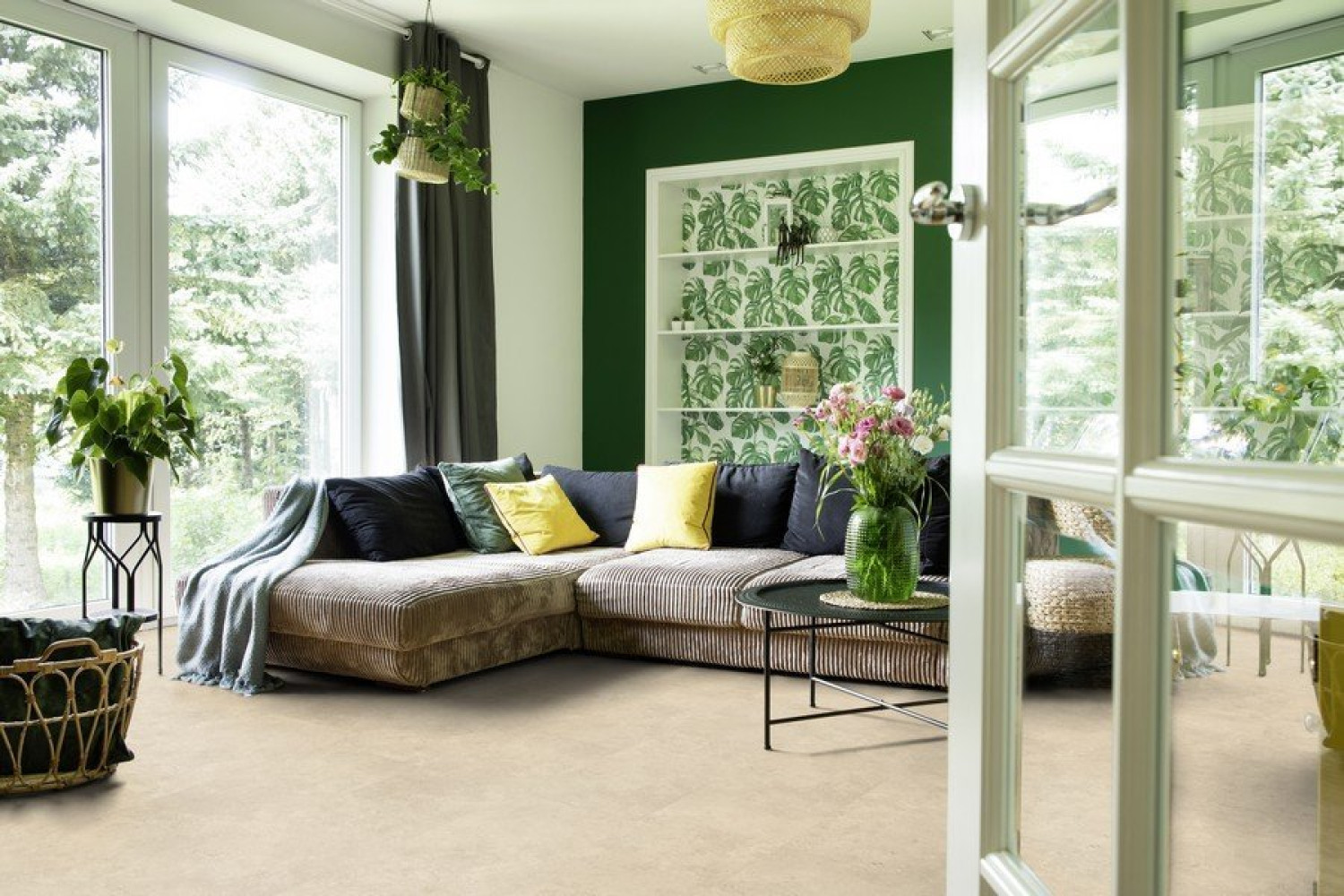 Ansicht von GERFLOR Klick-Vinyl Pietra beige Senso Clic Bild 3