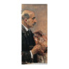 Selbstbildnis mit Palette Innentür Max Liebermann Reproduktion
