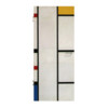 Zusammensetzung Nr 3 Blanc Jaune Innentür Piet Mondrian Reproduktion