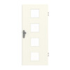 GARANT Wohnungseingangstür 9417-60 Snow White CePaL mit Lichtausschnitt LA-10
