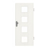 GARANT Wohnungseingangstür Authentic Bianco GCK08 mit Lichtausschnitt LA-10