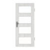 GARANT Wohnungseingangstür Authentic Grigio GCK08 mit Lichtausschnitt LA-11