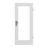 GARANT Wohnungseingangstür 0160-60 Silver Grey CePaL mit Lichtausschnitt LA-2