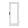GARANT Wohnungseingangstür Authentic Grigio GCK08 mit Lichtausschnitt LA-2