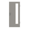 GARANT Wohnungseingangstür U12115SD Platingrau GHK08 mit Lichtausschnitt LA-4 bandseitig