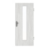 GARANT Wohnungseingangstür Authentic Grigio GCK08 mit Lichtausschnitt LA-4 mittig