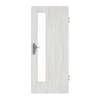 GARANT Wohnungseingangstür Authentic Grigio GCK08 mit Lichtausschnitt LA-4 schlossseitig