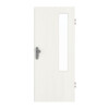GARANT Wohnungseingangstür Authentic Bianco GCK08 mit Lichtausschnitt LA-5 bandseitig