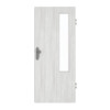 GARANT Wohnungseingangstür Authentic Grigio CePaL mit Lichtausschnitt LA-5 bandseitig