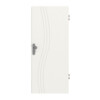 HÖRMANN Wohnungseingangstür Groove 53 Weißlack DesignLine