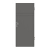 HÖRMANN Wohnungseingangstür Groove 78 Staubgrau RAL 7037 Lack DesignLine