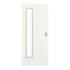 GARANT Feuchtraum-Schiebetür Authentic Bianco GCK08 mit Lichtausschnitt LA-4 bandseitig