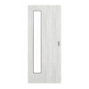 GARANT Feuchtraum-Schiebetür Authentic Grigio GCK08 mit Lichtausschnitt LA-4 bandseitig