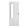 GARANT Feuchtraum-Schiebetür Authentic Grigio GCK08 mit Lichtausschnitt LA-5 bandseitig