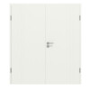 CLASSEN Doppelflügeltür Dynamic 3.22 Weißlack RAL 9003 inkl. Zarge