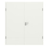 CLASSEN Doppelflügeltür Dynamic 3.27 Weißlack RAL 9003 inkl. Zarge