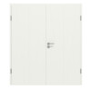 CLASSEN Doppelflügeltür Dynamic 3.30 Weißlack RAL 9003 inkl. Zarge