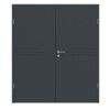 HUGA Doppelflügeltür Signum 56 Anthrazit ähnlich RAL 7016 Lack Concept mit Zarge