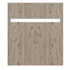 HÖRMANN Doppelflügeltür Pure 1 Nordeiche Duradecor DesignLine mit Lichtausschnitt quer mit Zarge