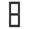 HUGA Innentür Anthrazit ähnlich RAL 7016 Mattlack Basic mit Lichtausschnitt LA 12