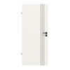 Innentür Linea Black 01 Weißlack RAL 9016