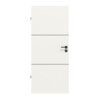 Innentür Linea Black 07 Weißlack RAL 9016