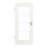 GARANT Zimmertür Authentic Bianco GCK08 mit Lichtausschnitt LA-2 Sprosse SP10