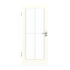 GARANT Zimmertür W1000ST3 Premium Weiß GHK08 mit Lichtausschnitt LA-3 Sprosse SP0