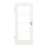GARANT Zimmertür Authentic Bianco GCK08 mit Lichtausschnitt LA-3 Sprosse SP10