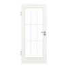 GARANT Zimmertür Authentic Bianco GCK08 mit Lichtausschnitt LA-3 Sprosse SP2