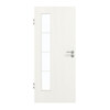 GARANT Zimmertür Authentic Bianco GCK08 mit Lichtausschnitt LA-4 bandseitig Sprosse SP10